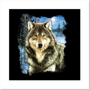 Winter Wolf Posters and Art